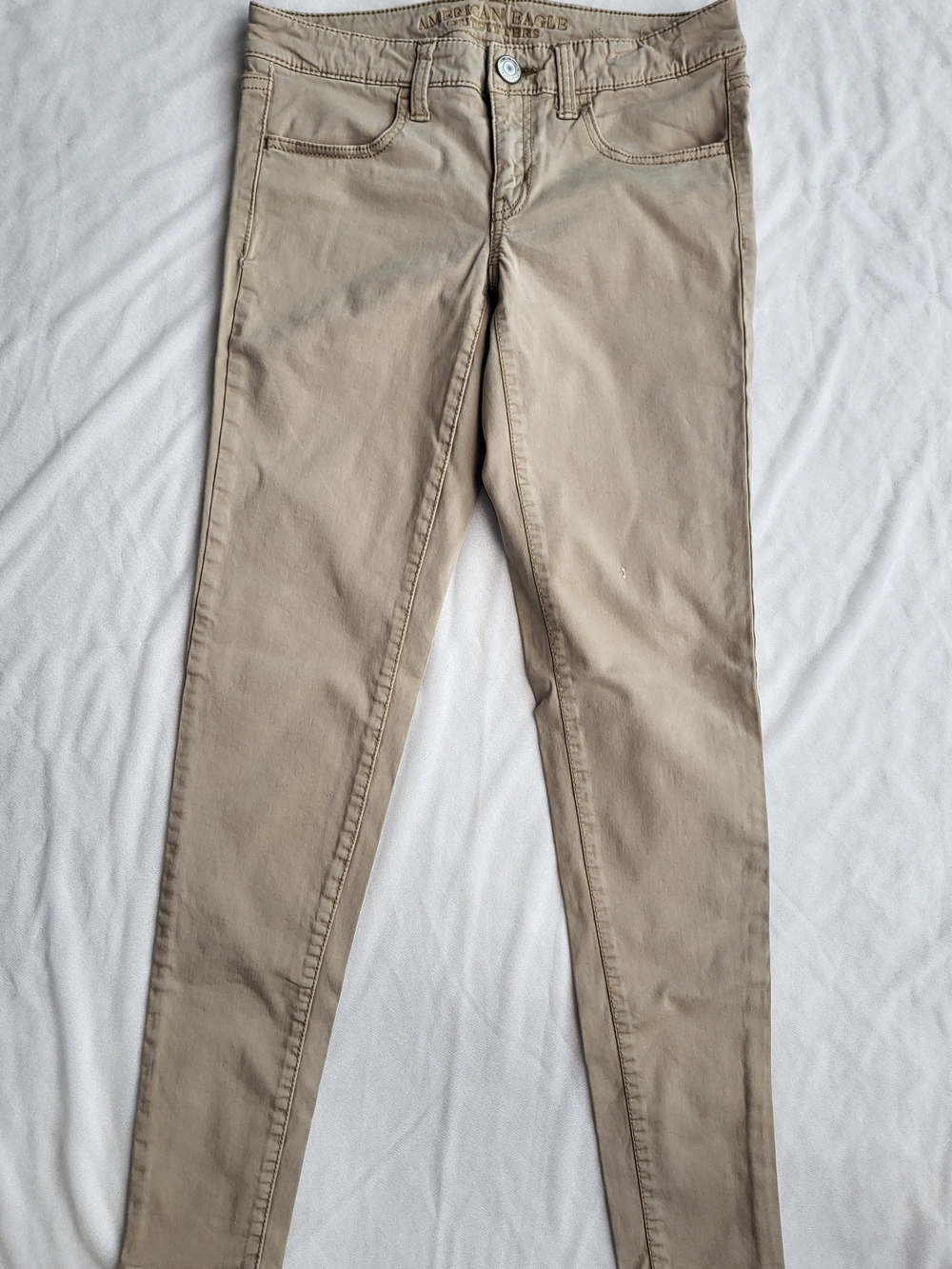 American Eagle Outfitters Women's Khaki Skinny Pants